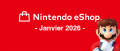 Image Nintendo Switch et Nintendo Switch 2 - Le poids des jeux eShop - Sorties Janvier 2026