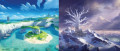 Image Pokémon Epée & Bouclier : Isolarmure et Couronneige du DLC sont inspirés par l'Ecosse et l'île de Man