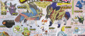 Image Pokémon Epée & Bouclier : retrouvez sur une affiche tous les nouveaux Pokémon du jeu, leur forme Galar et Gigamax