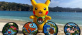 Image Pokémon 25th Anniversary : les nouvelles plaques d'égout Dracaufeu, Florizarre, Tortank et Mew viennent d'être installées au Japon