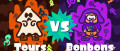 Image Splatoon 2 célèbre la victoire de l'équipe Bonbons pour son Splatfest d'Halloween.