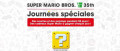Image Super Mario Bros. 35eme anniversaire - Journées Spéciales : Gagnez chaque jour un nouveau cadeau Super Mario