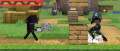 Image Super Smash Bros. Ultimate : un bug fait chuter les combattants dans le vide face à Steve de Minecraft