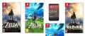 Image Un coup d'oeil sur les différentes boîtes et la cartouche de Zelda Breath of The Wild