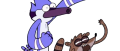Image Vidéos et images pour Regular Show : Mordecai and Rigby in 8-bit Land