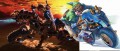Image  Le Destrier de Legende du DLC 2 de Zelda : Breath of The Wild en lien direct avec la moto de Link de Mario Kart 8