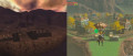 Image Zelda : Breath of The Wild : le village d'Euzero construit sur les ruines du château de Ganon d'Ocarina of Time ?