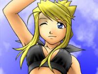 Winry en bikini