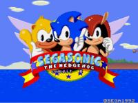 Segasonic Title Screen