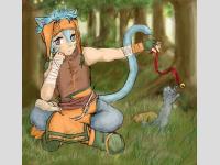 Ranulf et chaton - Radiant Dawn