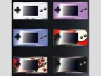 game boy micro en différents coloris