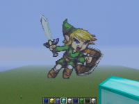 Toon link minecraft