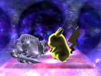 Meta Knight et Pikachu