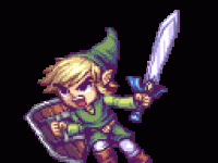 link cartoon vert