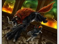 Link loup vs Ganon