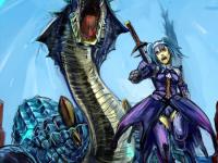 Lagiacrus et une chasseuse