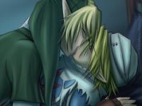 Link embrasse Sheik