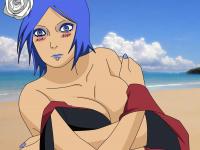 Konan timde à la plage
