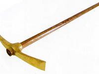 Pioche en or