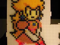 hama peach paper mario
