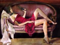 Ada sur le sofa