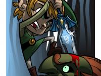 Link Cartoon vs Ganondorf