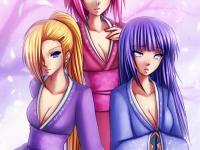 Ino, Sakura et Hinata
