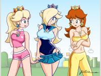 Peach, Harmonie et Daisy sexy
