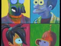Zoïdberg, Fry, Leela et Bender