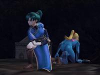 Lyn et Samus sans armure