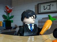 Iwata regarde une carotte...