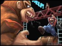 Donkey Kong contre Mario