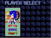 Segasonic Select your character