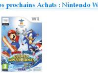 Prochains achat 2009 Wii