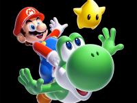 artwork mario & yoshi galaxy