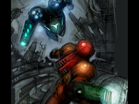 Samus vs Dark Samus