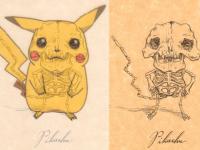 Squellette-pikachu